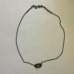 Black Kendra Scott Necklace